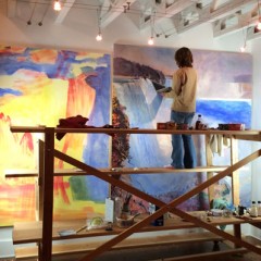 Diana-Painting-In-Studio Diana-Painting-In-Studio
